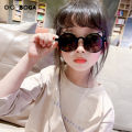 OQ BOGA 5 Colors Unisex Anti UV Cat Ear Round Frame Kids Sunglasses Children Outdoor Eye Protection Full Rim Sun Glasses. 