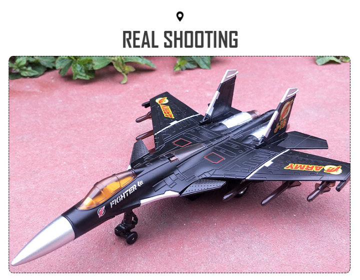 HOT Baby MiyOyO Fighter Jet Airplane Toy Alloy Modal High Stimulation ...