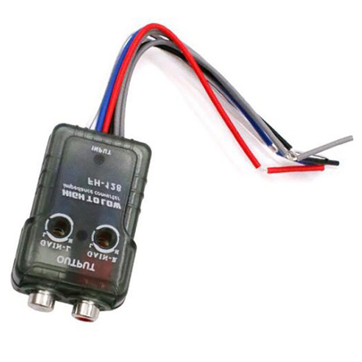 2X%20High%20Level%20Speaker%20Signal%20to%20Low%20Level%20RCA%20Adapter%20Car%20Audio%20High%20to%20Low%20Subwoofer%20Audio%20Converter%20-%20Image%202