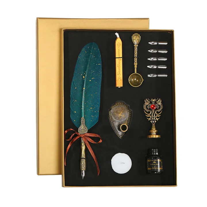 Vintage%20Feather%20Pen%20and%20Ink%20Set%20Glittering%20Quill%20Pen%20Fountain%20Pen%20Calligraphy%20Dip%20Pen%20Writing%20Signature%20Pen%20With%20Replacement%20Nibs%20Pen%20Holder%20Luxury%20Birthday%20Gift%20for%20Children%20Student%20Friends%20-%20Image%206