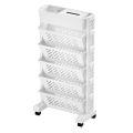 Bookshelves Multi-Layer Shelves Desktop Storage Baskets 6 layers. 