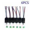Fuse Relay Switch Harness Set LED Work Light   Rocker Switch Wiring Harness Kit 12V 24V DC 4-Pin SPST Automotive Relays - 24V. 