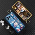 Dirt-resistant Lanyard Phone Case For Oukitel C53 Wristband protective Cute ring Cartoon Shockproof Waterproof Kickstand. 