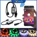 Wireless 5-24V Smart Phone Control RGB LED Strip Light Controller USB Cable Bluetooth 4.0. 