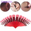 Amamia Ear Stretching Kit Body Piercing Acrylic Ear Gauges Expander Set. 