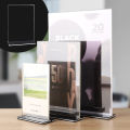 Photo Frame Nordic Style Acrylic Photo Frame Stand Display Picture Holder For Desktop office Home Decoration 1Pcs. 