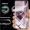 Infinix Zero 40 4G 4 in 1 Shockproof Phone Case for Infinix Zero 30 5G 4G Full Transparent Hydrogel Soft Film Screen Protector. 