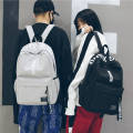 Fashion Trendy Backpack Backpack Male Junior High School Student Schoolbag Male High School Student Girls and Boys Canvas Korean Style Student Bag. 