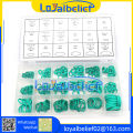 AC Air Conditioning Compressor Rubber O-rings 270PCS R22/R134a Repair Seal 18 Sizes O-ring Kit Green Metric O ring Seals Nitrile. 