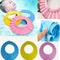 Kids Child Shower Cap For Hair Wash Bath Soft Waterproof Protect Shield Hat. 