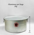 Aluminium Pot 5Kg Capacity Cooking Rice, Curry & Special Biryani for Home, Outdoor Camping & Picnic Multipurpose Pan. 