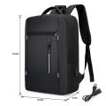 USB Travel Waterproof Large Laptop Bag Backpack Shoulder Bag. 