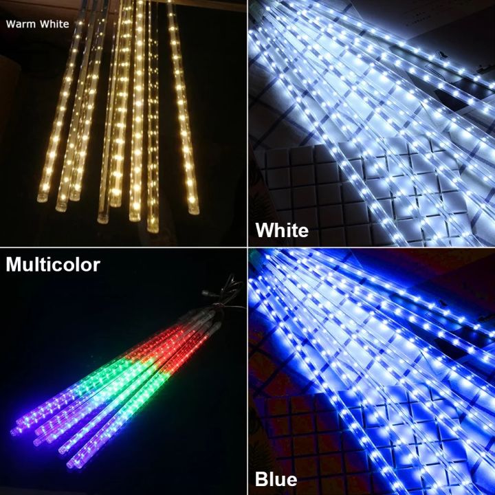 White%20Rain%20Drop%20Lights,%20Loveboat%208%20Tubes%2030%20Centimeter%20144LEDs%20Meteor%20Shower%20Falling%20LED%20Tree%20Cascading%20String%20Lights%20for%20Outdoor%20Wedding%20Party%20Holiday%20Garden%20Decoration%20-%20Image%204