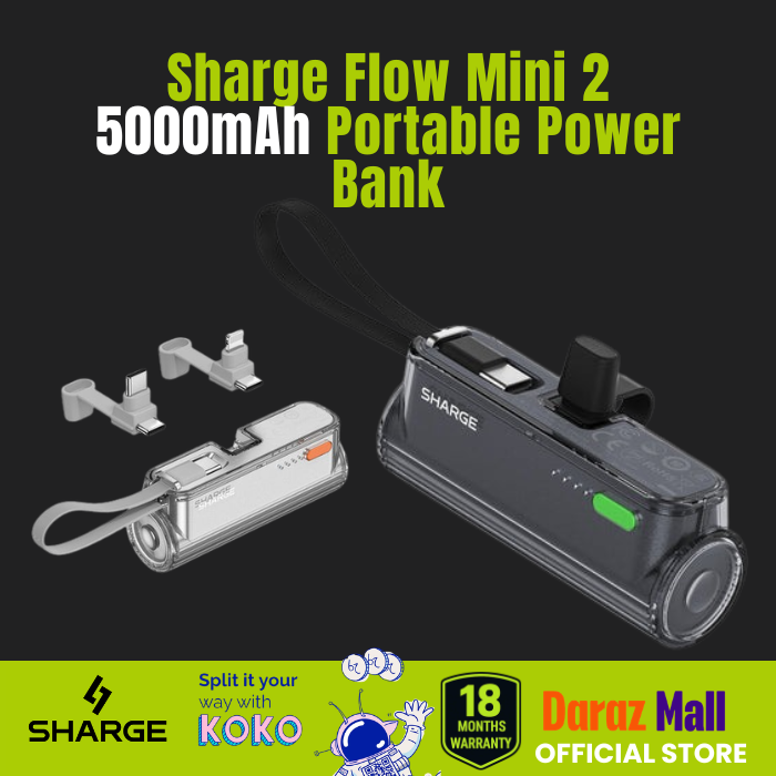 Sharge%20Flow%20Mini%202%205000mAh%20Portable%20Power%20Bank%20-%20Image%202
