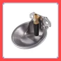 VibeVendor Sheep Water Bowl Stainless Steel Goat Lamb Drinker Water Bowl With 1/2" Thread Copper Valve Farm Feeding. 