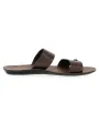 U Softo Men Toe Rings Slippers Brown. 