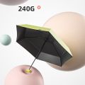 Mini Umbrella Manual Capsule Uv Protection Lady Small Folding Umbrella Sun and Rain Pocket Compact Travel Umbrella. 