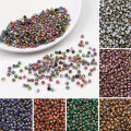Wholesale 10/450g 170/5800Pcs 6/O 4 mm Glass Seed Beads Metallic Seed Beads for DIY Jewelry Craft Sewing Making Accessories. 