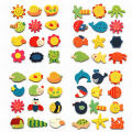 12PCs Animals Fridge Magnet Wooden Cartoon Fridge Stickers Children Educational Toys Set DIY Decor For Microwave Ovens Kitchen. 