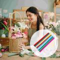 12 Rolls Crepe Paper Wrapping Flowers Papers Packing Colorful Floral Making Gift. 