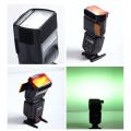 12 Pcs Universal Flash Color Card Diffuser Lighting Gel Up Filter for Camera Speedlite. 
