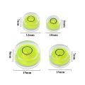 5Pcs Precision Circular Mini Spirit Level Set Meter Bubble Inclinometer Green Bullseye Cameras Measure Tools Horizontal Ruler. 