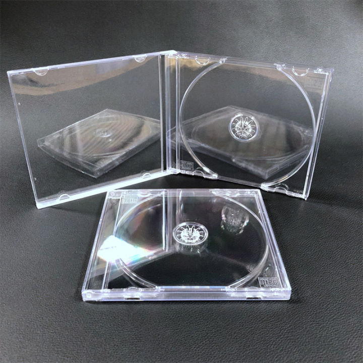 Transparent Plastic Single Piece Disc Case CD Case Thickened CD DVD Disc Box