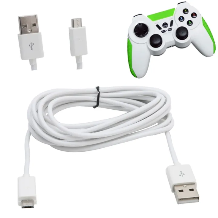 Mirco%20USB%20Cable%20Charging%20Cord%20Line%20for%20PS4%20Wireless%20Controller%20Black%20-%20Image%204
