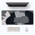 Cute Mouse Pad Art Kawaii Cat Computer XXL Keyboard Mats Large Gaming Mousepad Desk Mat PC Gamer Office Home Table Mause Pad. 