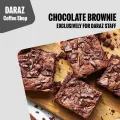 Chocolate brownie. 