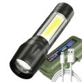 Zoom Focus Mini led Flashlight Torch Lamp 2000 Lumens Adjustable Penlight Waterproof For Outdoor. 