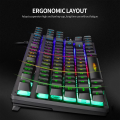Jertech Jk520 Mechanical USB RGB Gaming full Keyboard. 