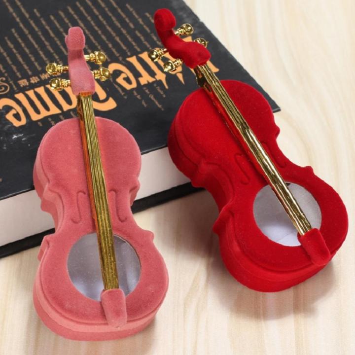 Organizer%20Jewelry%20box%20Practical%20Storage%20Flocking%20Violin%20necklace%20Mini%20Women's%20Earrings%20display%20case%20for%20Home%20decor%20Travel%20-%20Image%202