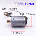 Standard Rp360-St/15260 Dc Motor With Teeth Smc Motor 32mmx7.5mm Mini Electric Motor For Sweeping Machine Sweeping Robot. 