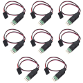 NAMUNY 8X Remote Control Switch Board CH3 Light Control Module for the Model RC Car Light Lamp Plug and Play. 