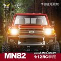 1:12 MN82 Full Scale Toyota Licensed Land Cruiser 4WD Off-Road Remote Control truck Rock Crawler Climbing Vehicle Retro Simulation Model Toys Gift. 