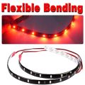 【yellow 6PCS Waterproof 12V Motor LED SMD Underbody Strip Light for Car Motorcycle Beautiful Decorative Soft. 
