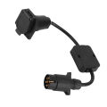 Trailer light converter trailer wire trailer adapter cord trailer Connector Light Cable Converter Conversion European 7-Pin to American 7 Way. 