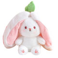 Kidlove Cute Fruit Transfigured Bunny Plush Toy Soft Stuffed Carrot Strawberry Rabbit Plush Doll For Children Gifts. 