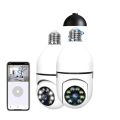Bulb Camera WiFi Surveillance Cam Ai Tracking Baby Monitor Floodlight Color Night View PTZ Security Cam. 