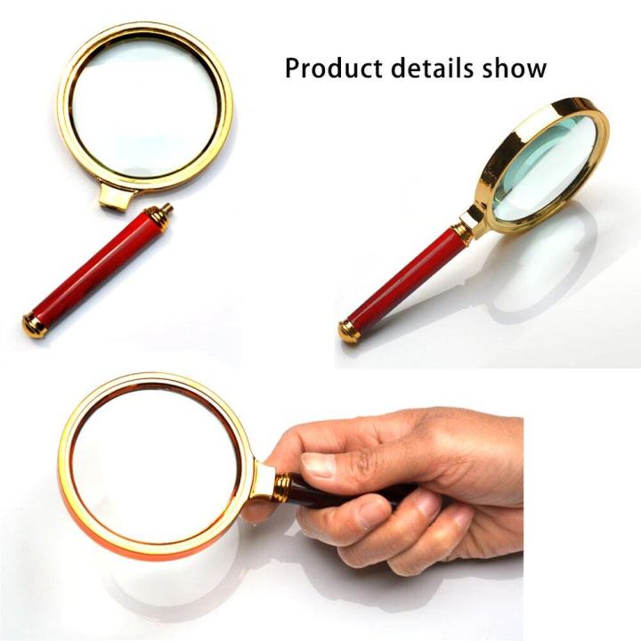 10X%20Handheld%20Magnifier%20High%20Clarity%20Reading%20Magnifying%20Glass%20for%20Book%20Newspaper%20Maps%20fine%20Print,Soldering%20Repair,Inspection%20-%20Image%202