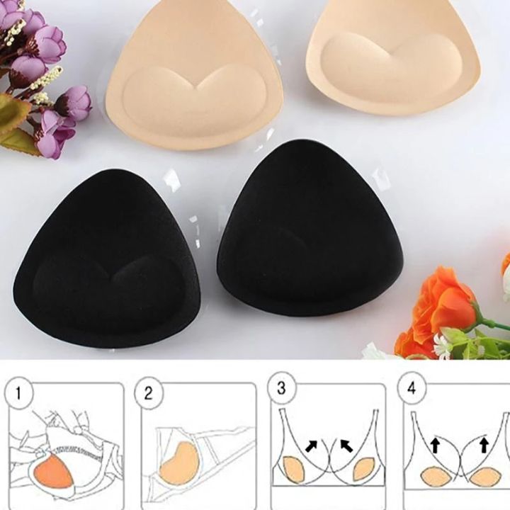 1%20Pair%20of%20Silicone%20Foam%20Sponges%20Comfortable%20Triangular%20Bra%20Pads%20Inserts%20/%20Removable%20Push%20Up%20Bra%20Pads%20for%20Women%20Bikini,%20Tops,%20Sports%20Bra,%20Swimsuit%20-%20Image%206
