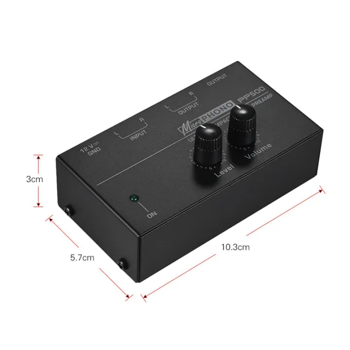 3X%20Ultra-Compact%20Phono%20Preamp%20PP500%20with%20Bass%20Treble%20Balance%20Volume%20Adjustment%20Pre-Amp%20Turntable%20Preamplificador%20US%20Plug%20-%20Image%202