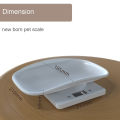 Digital Pet Scale Kitchen Scale Grams Weight Max 22 lbs Small Animal Scale Electronic Scale for Newborn Pets. 