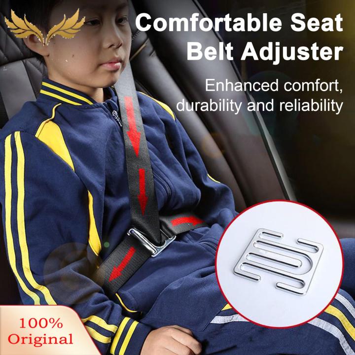 SuperRide Safety Seat Belt Adjuster Comfortable Metal Seat Belt Adjuster for Adults Kids Easy to Use Safe