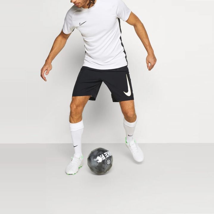 Nike%20Short%20DriFit%20Short%20Academic%20Jet%20Black%20Short%20with%20white%20Nike%20swoosh%20Big%20Nike%20Dri-FIT%20Men's%20Woven%20Football%20Shorts%20-%20Image%202