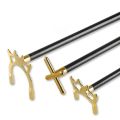 Professional Portable Snooker Bridge Head With Rubber Sleeves Metal High Low Fork Crosshead Pool Cue Stick. 