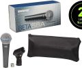 Shure BETA 58A Vocal Microphone - Single Element Super cardioid Dynamic Mic. 