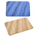 Bath Mat Cobblestone Bathroom Rugs Water Absorbent Bath Mats for Bathroom Machine Washable Bath Rugs(40X60cm,Khaki). 
