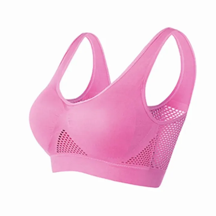 Plus%20Size%20S-4XL%20Women%20Seamless%20Bra%20Underwear%20Lady%20Push%20Up%20Gathers%20Sports%20Brassiere%20Paded%20Vest%20Top%20Bra%20-%20Image%202